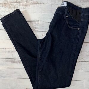 PAIGE Blue Ultra Skinny Verdugo Straight Leg Jeans Classic Denim